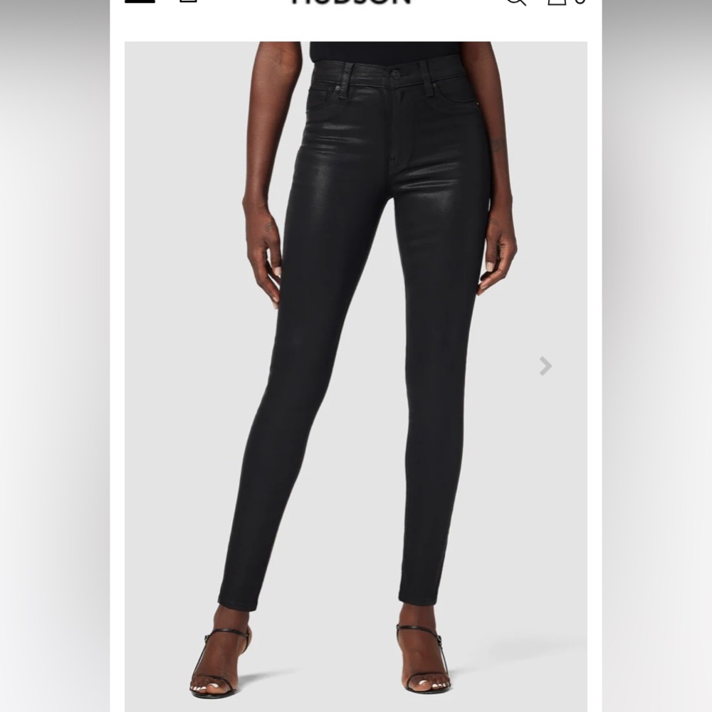 NWOT Hudson Barbara Coated Jeans